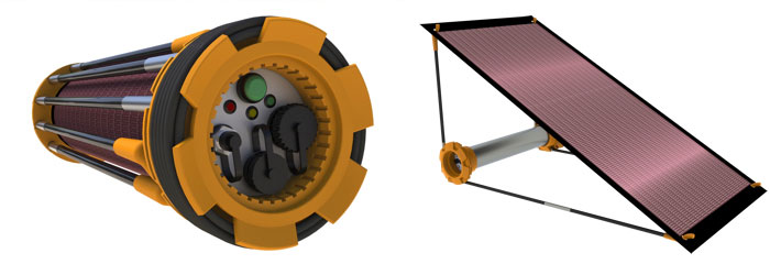 iLAND FLY - USBデバイス対応折り畳み式ソーラー充電器